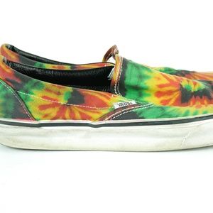 Vans Classic Slip On Tie Dye Rasta/Multi Men 9.5